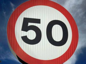 What are the speed limits in a van?