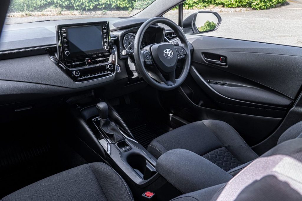 Toyota Corolla Commercial Hybrid interior