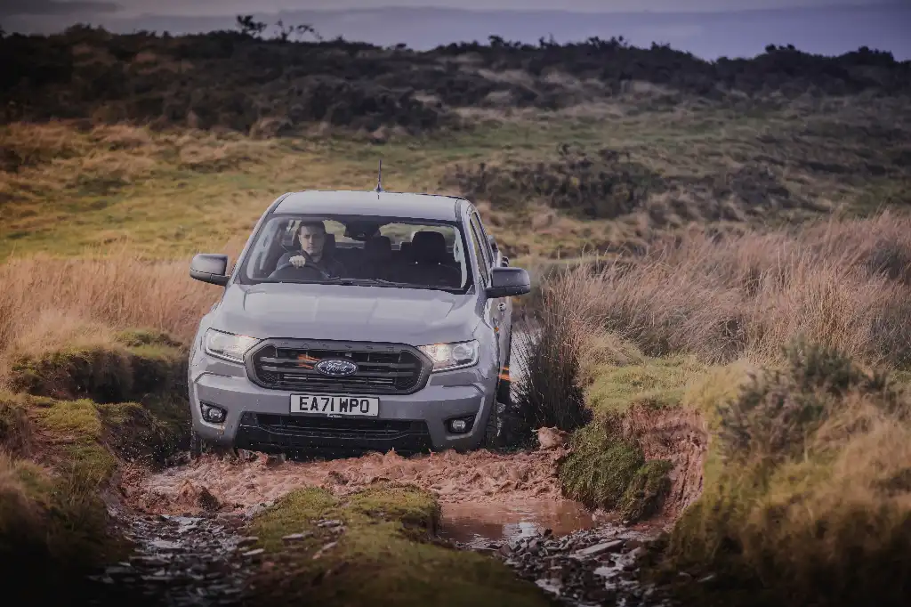 Ford Ranger Wolftrak in some mud