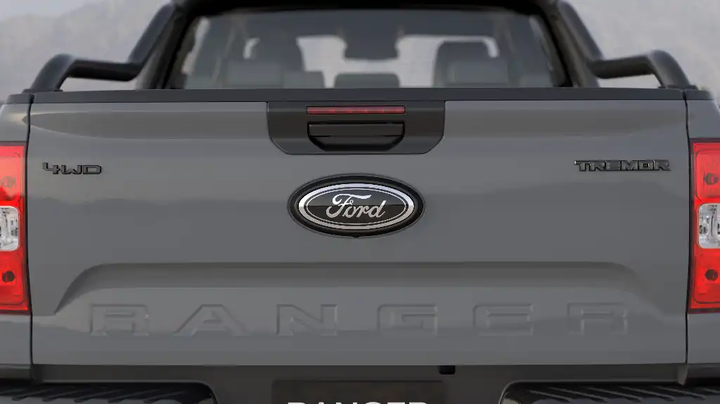 Tailgate of Ford Ranger Tremor