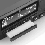 an example of a typical tachograph for vans from manufacturer VDO