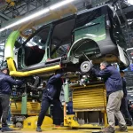 Ford Transit Courier on the production line in Romania