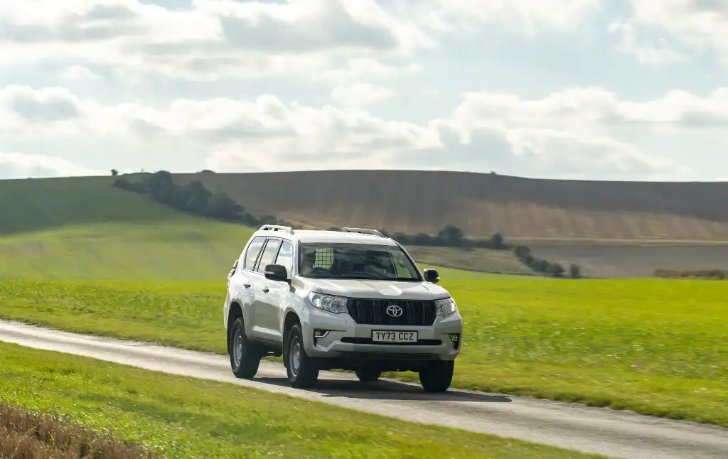 Toyota Land Cruiser Commercial in a wide open landscape