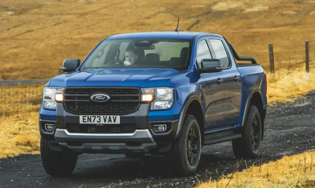 Ford Ranger Tremor on a gravel off-road surface