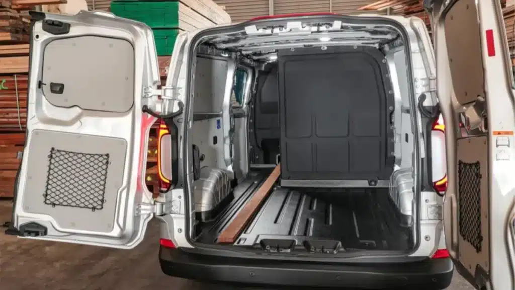 rear view of l-shaped bulkhead