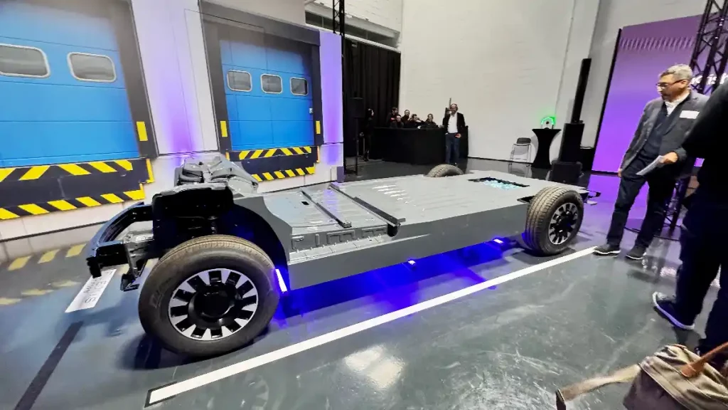 Flexis van skateboard chassis