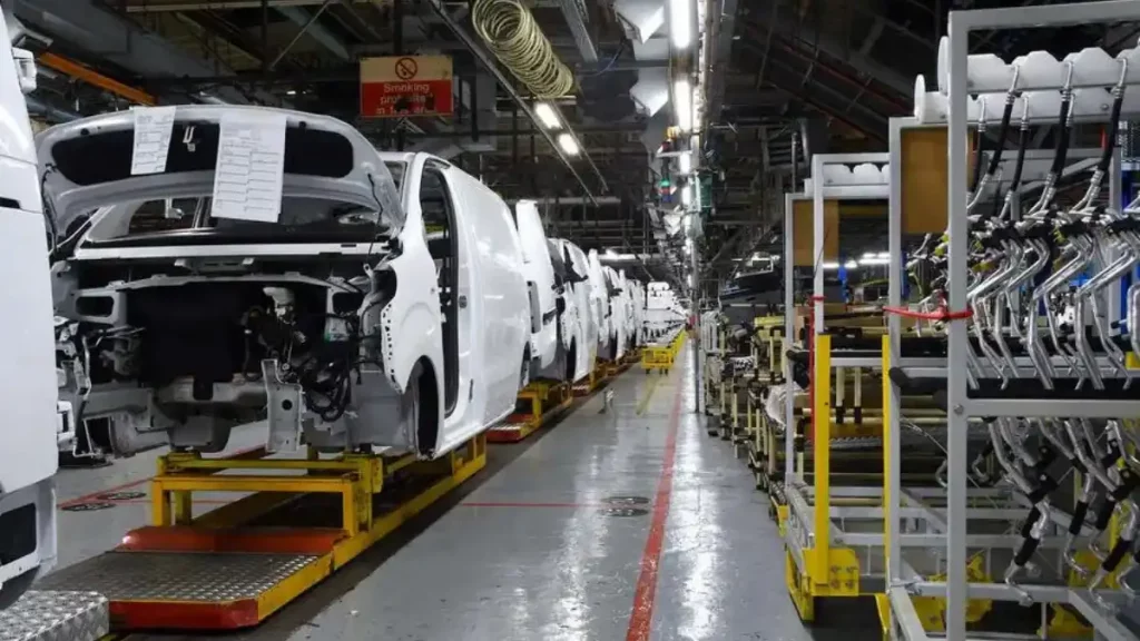 Luton plant assembly line
