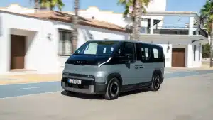 Kia PV5 passenger on the road