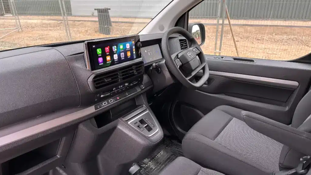 Toyota Proace Crew Cab interior