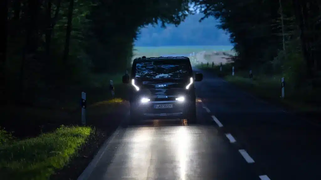 PV5 approaching night