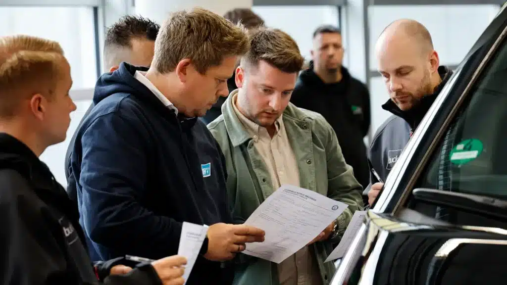 TÜV Hessen and buck Vermessung perform check