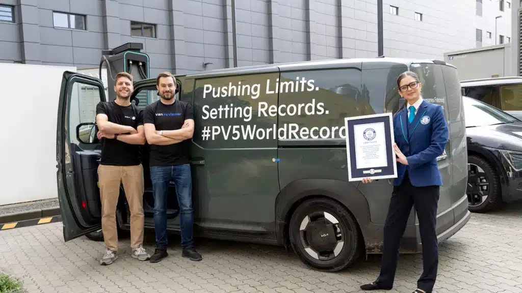 Kia PV5 GWR drivers with adjunicator