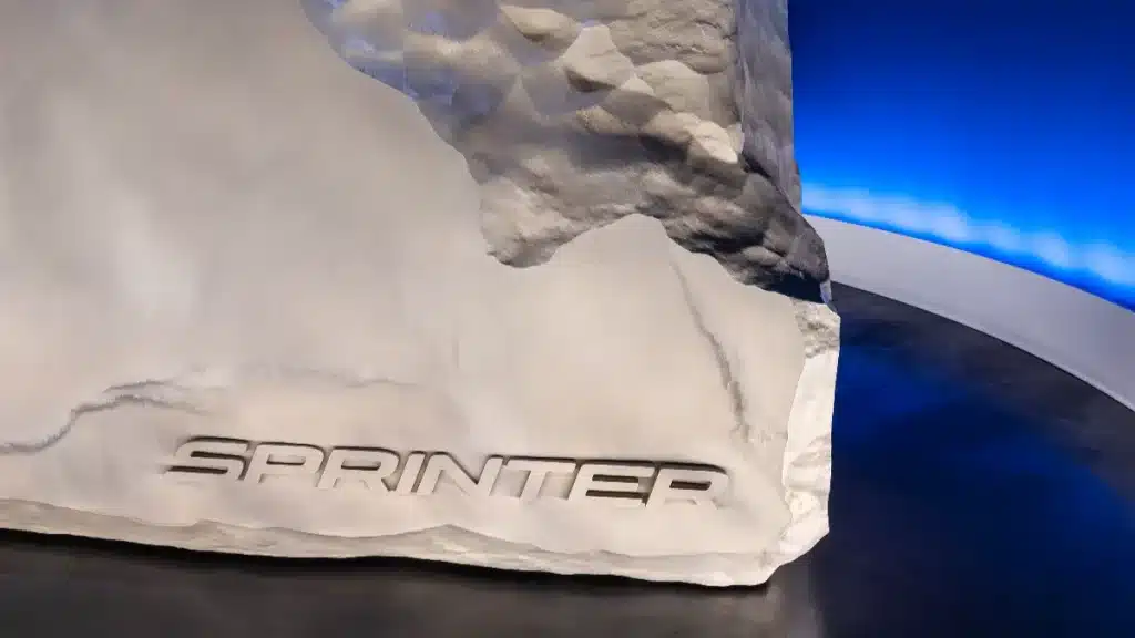 Sprinter name on The Boulder
