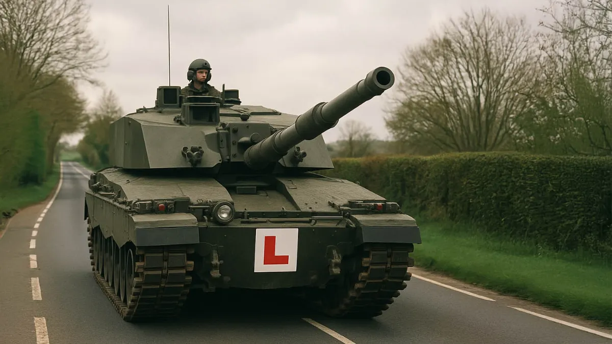 Tank L-plate
