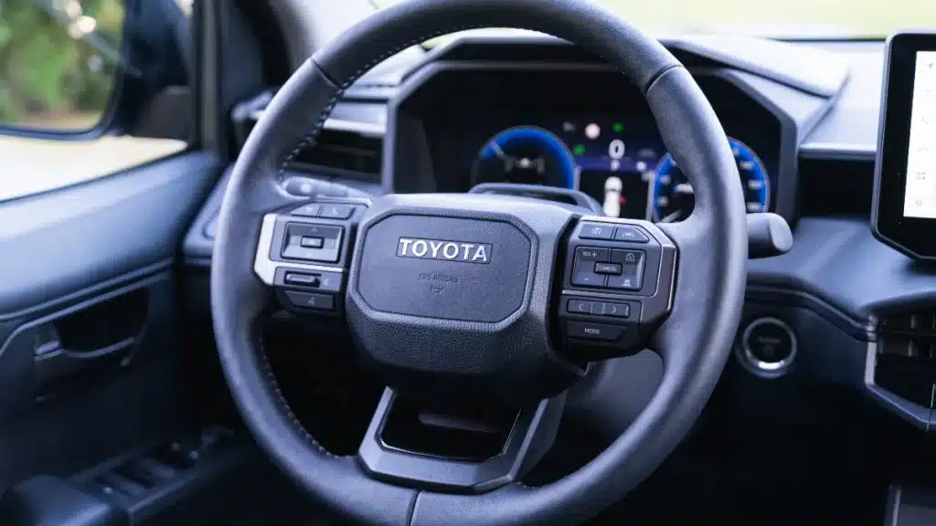 Toyota hilux BEV interior