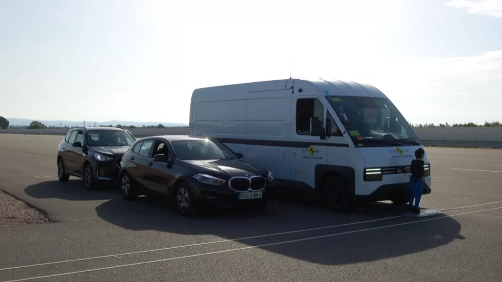 BYD E-Vali during Euro NCAP testing