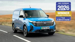 Ford E-Transit Courier Van Revewer Awards 2026