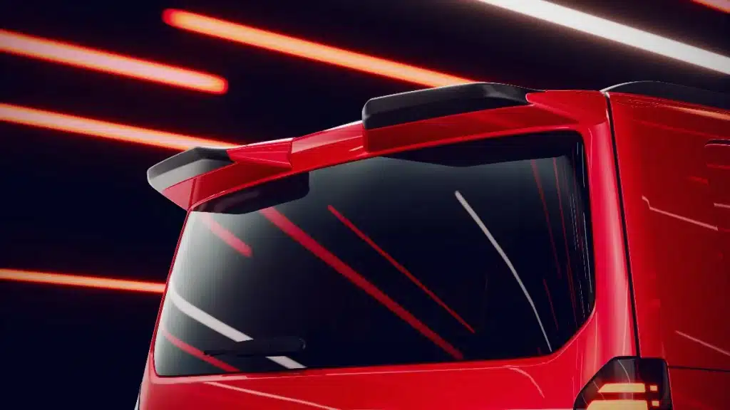 Volkswagen Transporter Sportline rear spoiler