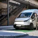 Ford Transit city electric van charging
