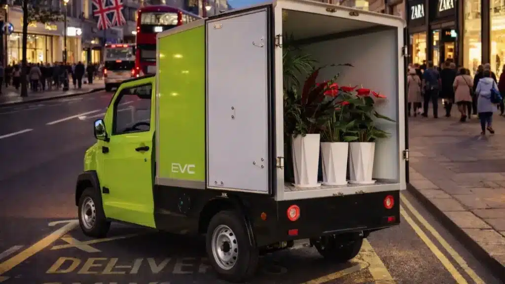 EVC CitySprint rear doors loadspace dimensions