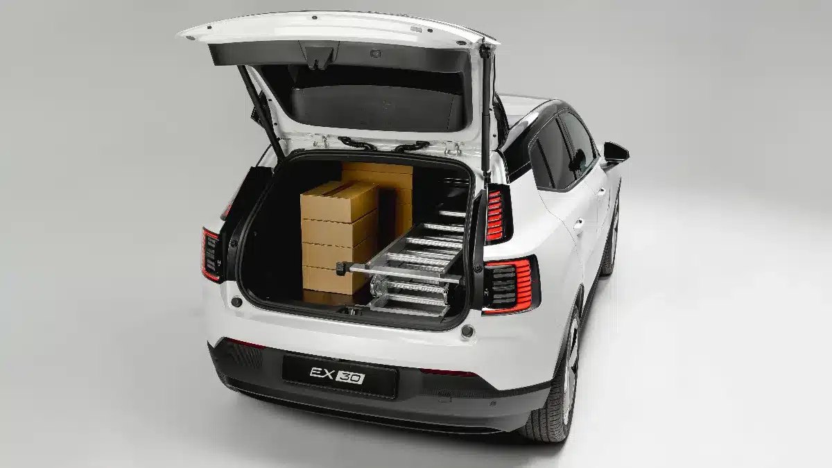 Volvo EX30 Cargo van rear loadspace