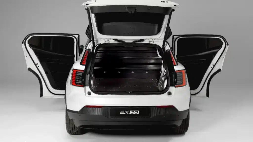 Volvo EX30 Cargo doors open