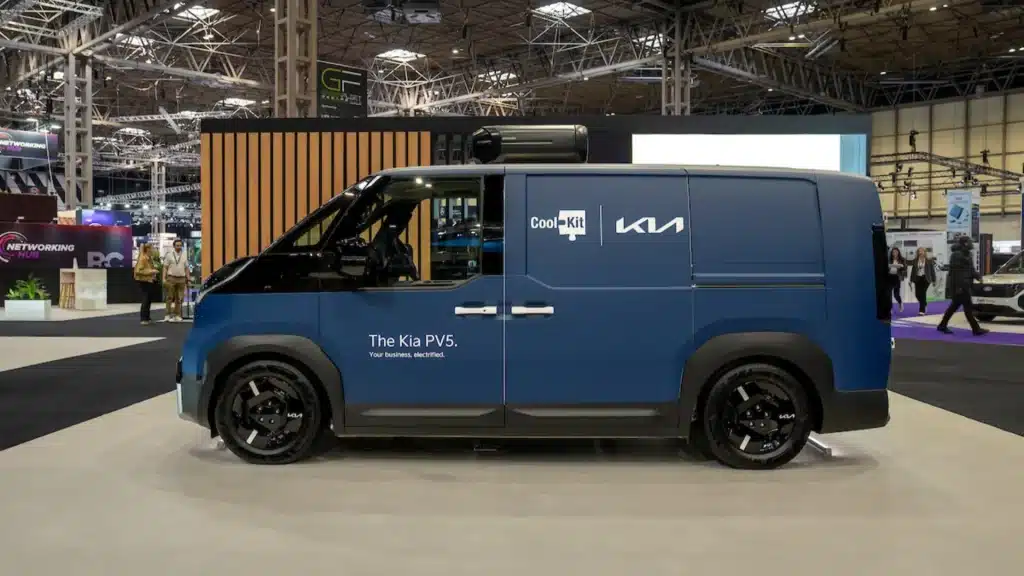 Kia PV5 refrigerated van coolkit
