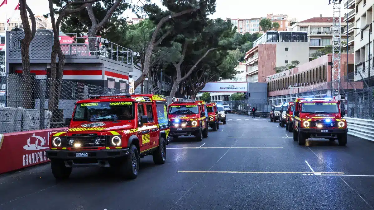 Ineos Grenadie Monaco GP grid F1