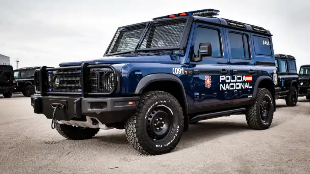 Ineos grenadier Spanish Police