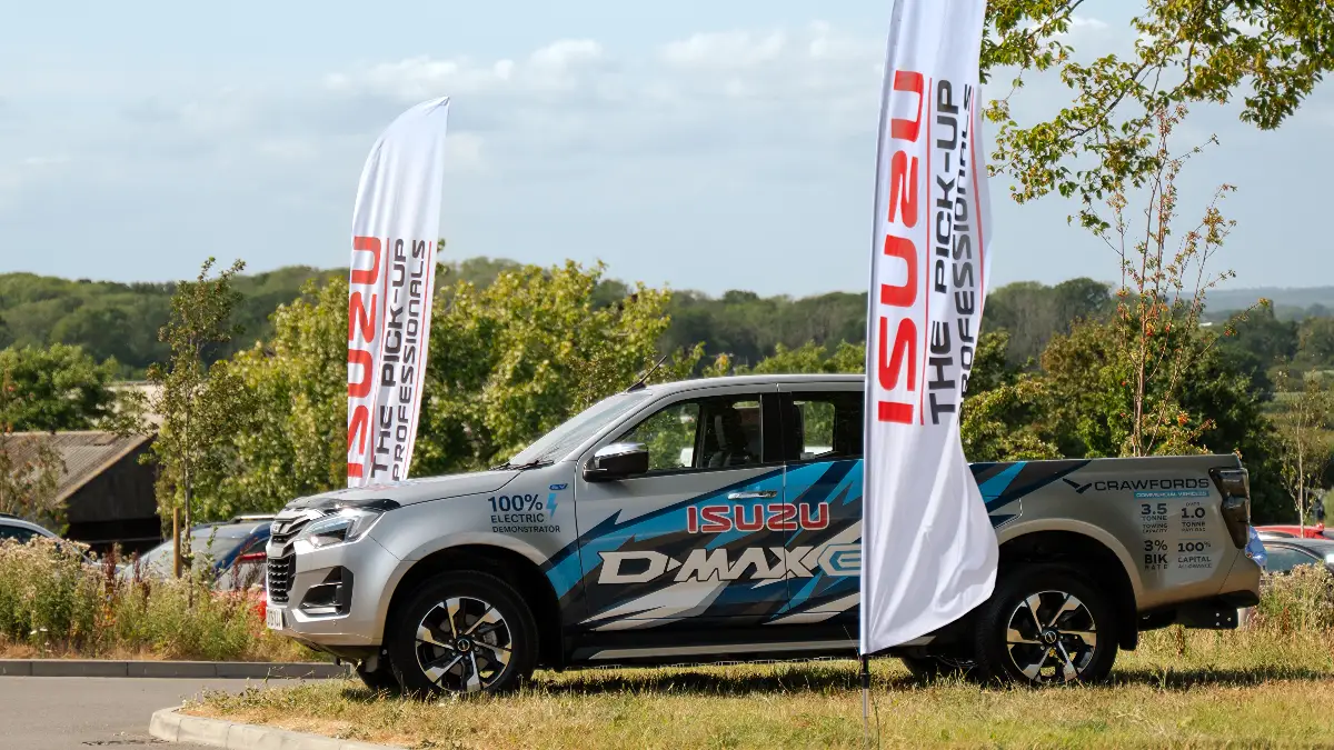 Isuzu D-Max EV at voltworkx