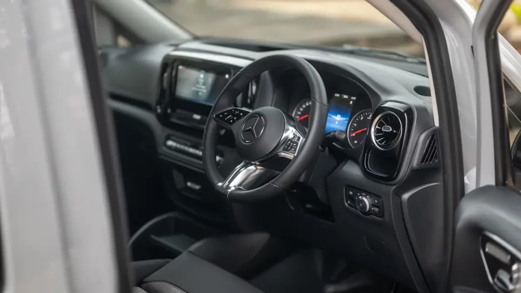 Mercedes Vito Sport X steering wheel