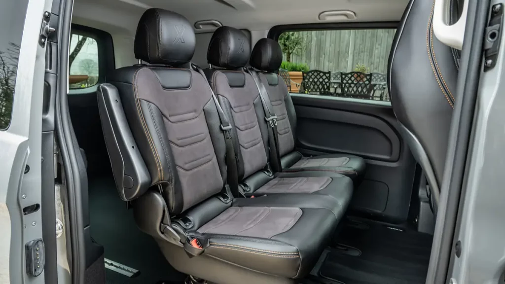 Mercedes Vito Sport X rear seats