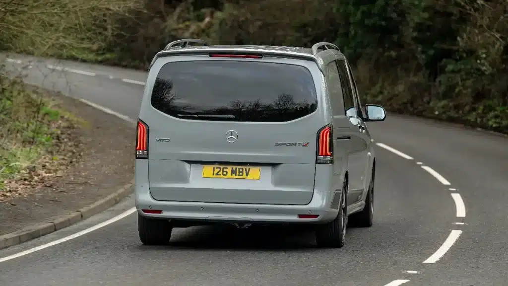 Mercedes Vito Sport X rear view review