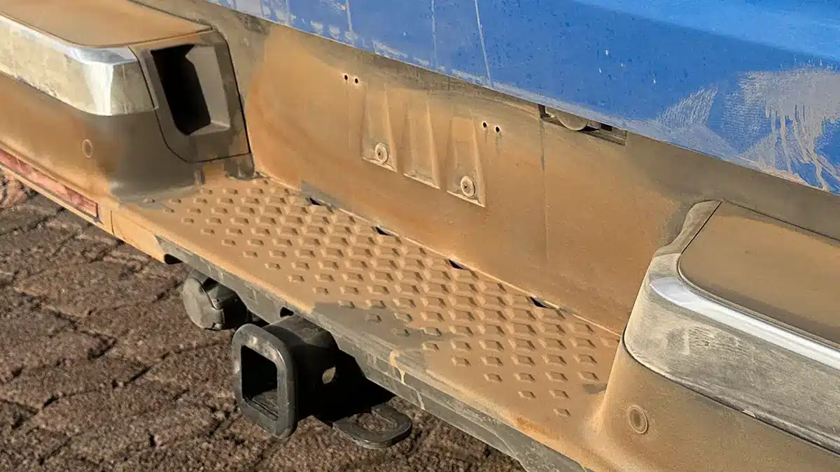 Missing rear numberplate