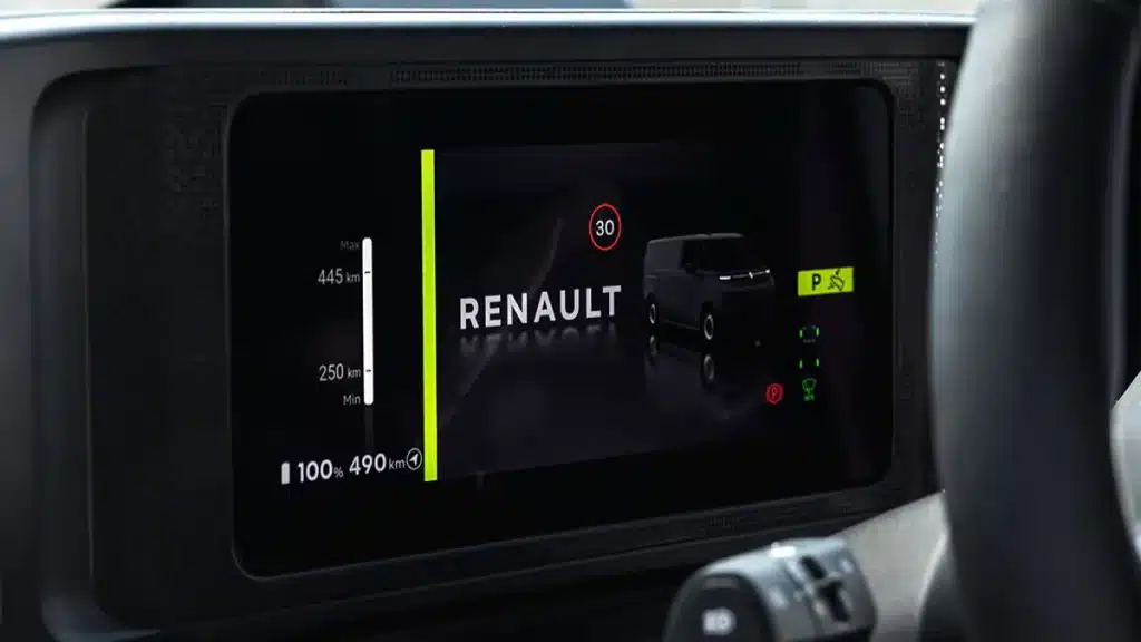 Renault infotrainment screen